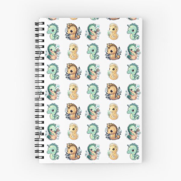 Item preview, Cute Cartoon Seahorse pack  designed and sold by sealuxe.