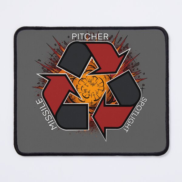 Item preview, Pitcher-spotlight-missile designed and sold by GallonTattoo.
