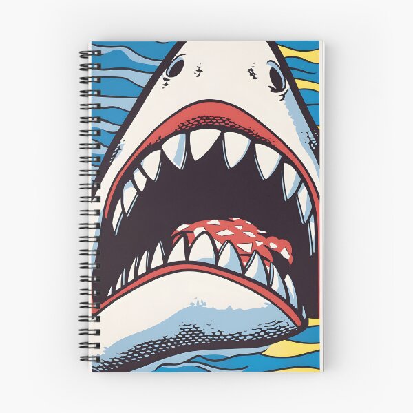 Item preview, Lichtenstein pop art THAT famous shark portrait  designed and sold by Organic Creeps.