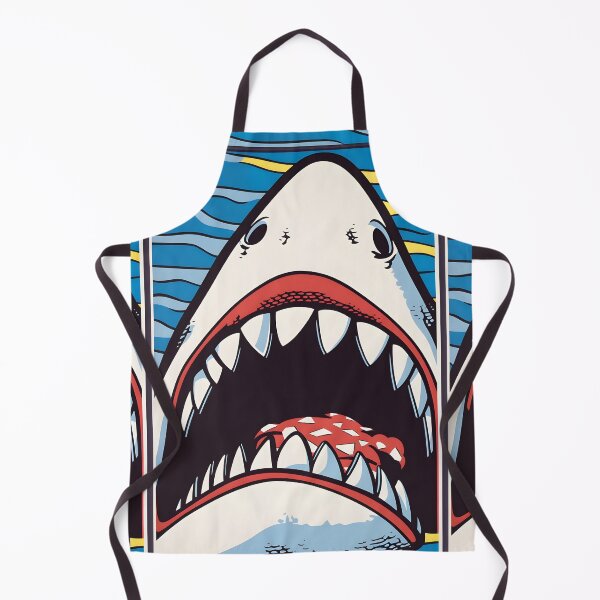 Item preview, Lichtenstein pop art THAT famous shark portrait  designed and sold by Organic Creeps.