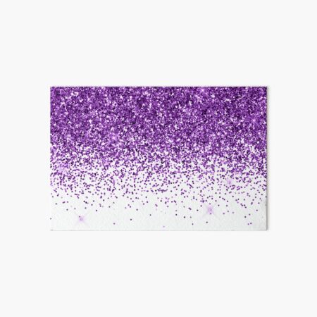 Purple Violet Sparkle Glitter Fading Border  Art Board Print for Sale by  ColorFlowArt