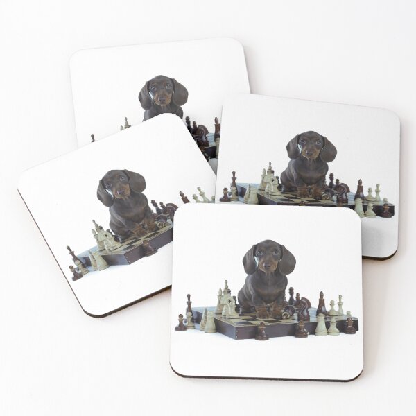 Item preview, Daschund and Chess designed and sold by Gile-Shop.