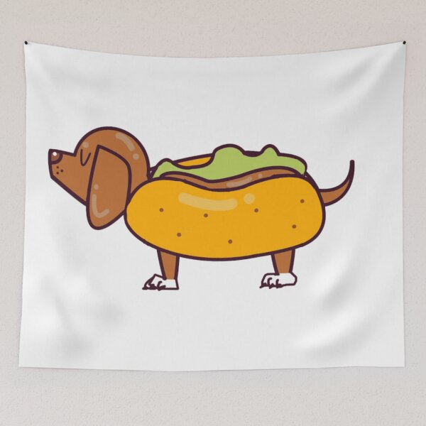 Item preview,  Daschund like Hot dog designed and sold by Gile-Shop.