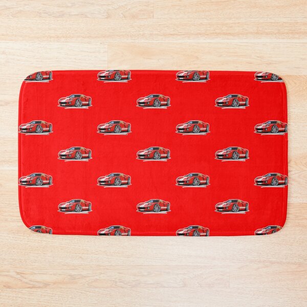 Item preview, Ford GT Red (White Stripes) Caricature Car Art designed and sold by Yeomans Cartoons.