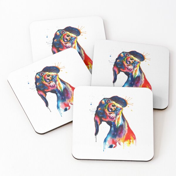 Item preview, Dachshund Watercolor painting  designed and sold by Gile-Shop.