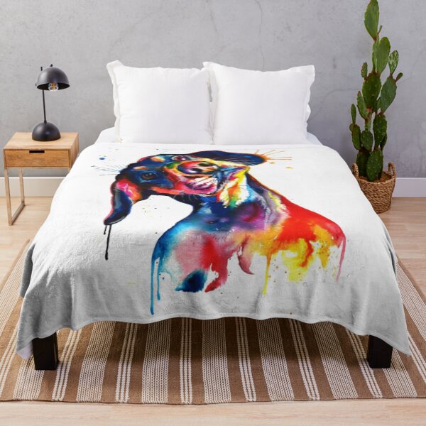 Item preview, Dachshund Watercolor painting  designed and sold by Gile-Shop.
