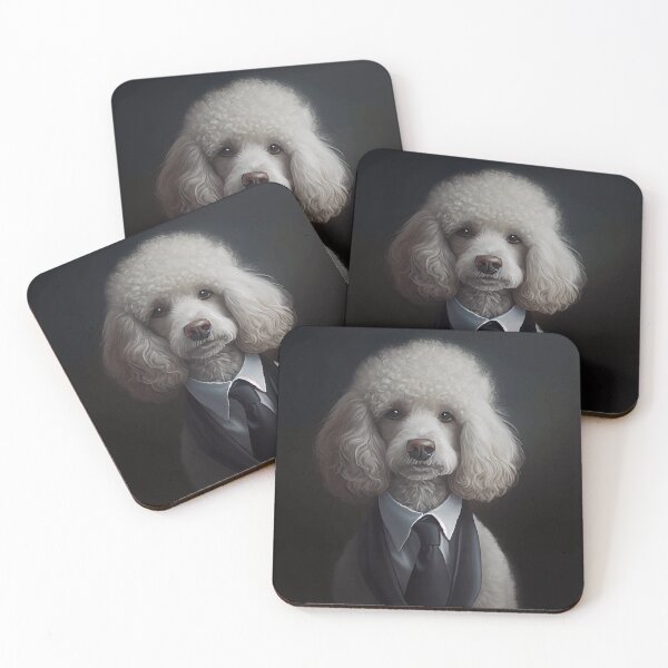 Item preview, Pintura de un caniche disfrazado designed and sold by MyHunkyDoryShop.