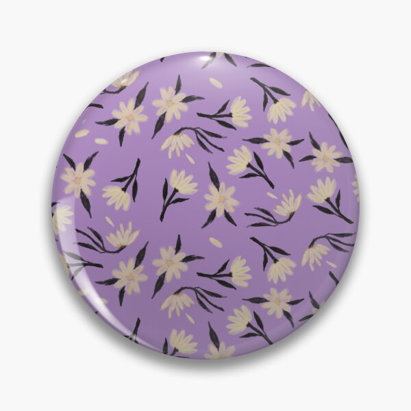 Item preview, weeping daisy pattern in lavender designed and sold by gryphbee.
