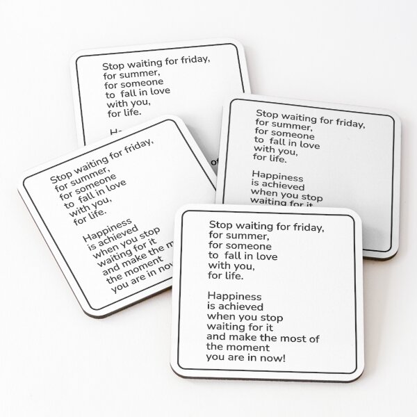 Item preview, Stop waiting for Friday designed and sold by Inspirationmotivation.