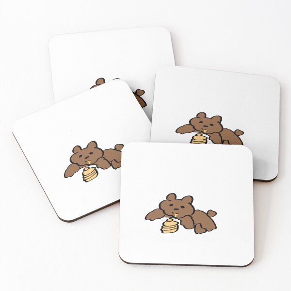 Item preview, Sleepy brown bear with honey designed and sold by Reece3645.