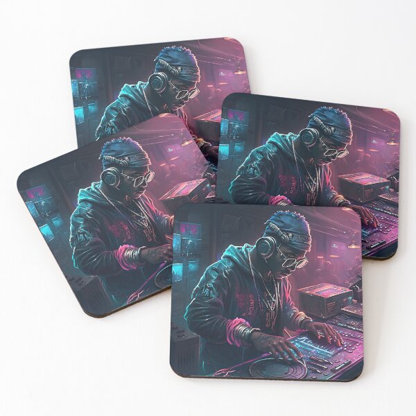 Item preview, Cyberpunk DJ | Futuristic Digital Artwork  designed and sold by tnkmore.