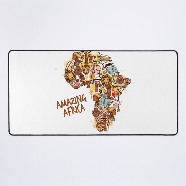Item preview, Africa Map Art designed and sold by Mosart-98.