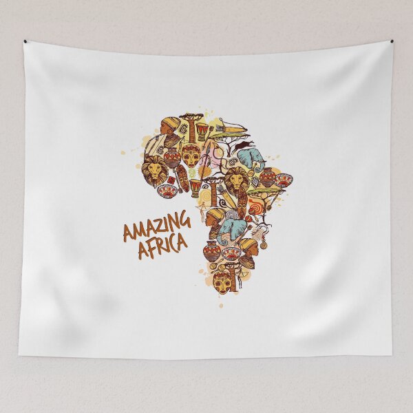 Item preview, Africa Map Art  designed and sold by Mosart-98.
