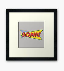 Sonic Drive In Framed Print