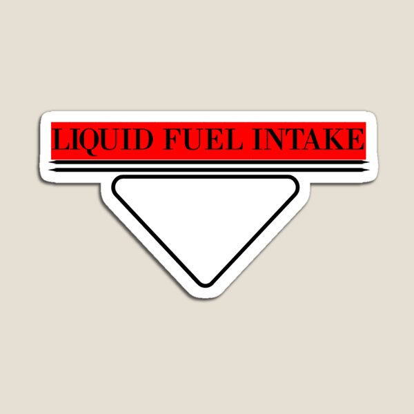 Item preview, FUEL INTAKE STICKER designed and sold by BlightfulStudio.