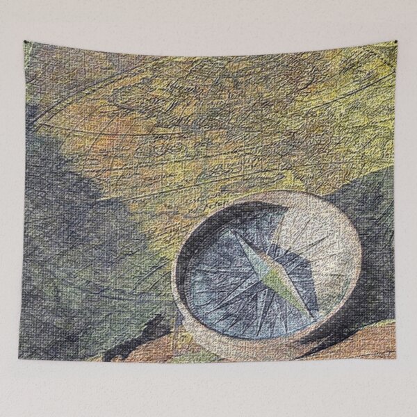 Item preview, map with wind rose designed and sold by AidaArt.