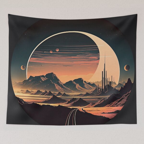 Item preview, Space race utopia planet base designed and sold by TeePulseMania.