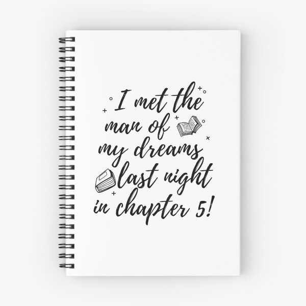 Item preview, I met the man of my dreams in chapter 5 - Funny Book Lover designed and sold by shmodev.