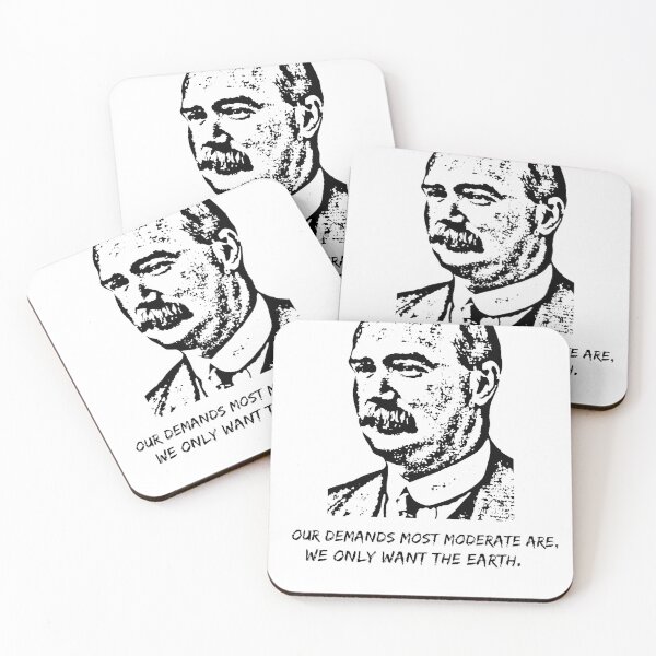 Item preview, James Connolly Our Demands designed and sold by Agit8rClothing.