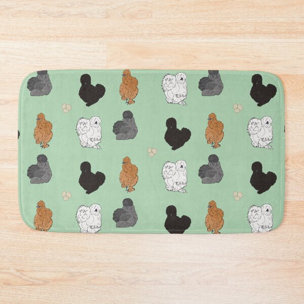 Item preview, Silkie Chicken Pattern Minty designed and sold by Ashley Gagnon.