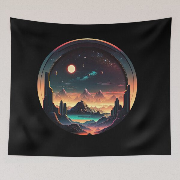 Item preview, Space race utopia planet base designed and sold by TeePulseMania.