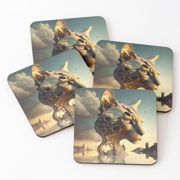 Item preview, Dali cat designed and sold by CatCoconut-Art.