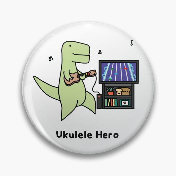 Item preview, Ukulele Hero Timmy T-Rex designed and sold by LoofandTimmy.