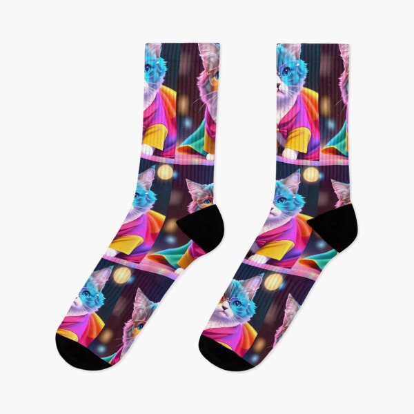 Item preview, Rainbow Cat - Modern Digital Art designed and sold by Ai-michiart.
