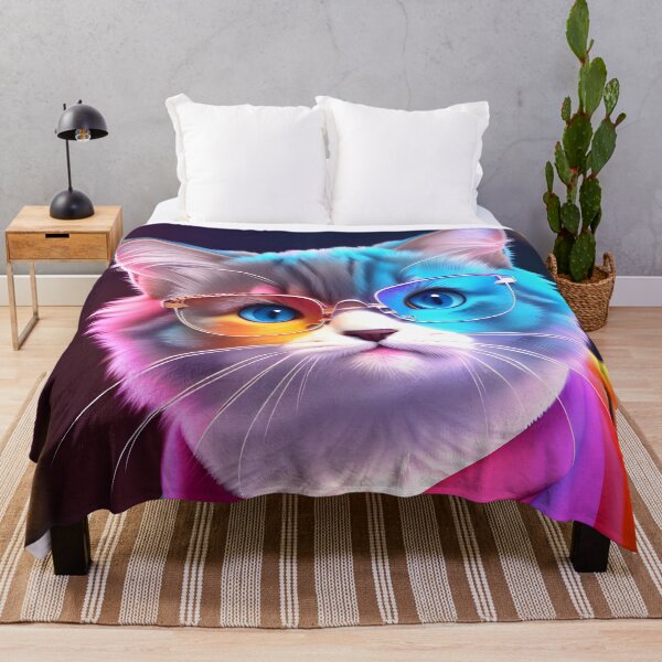 Item preview, Rainbow Cat - Modern Digital Art designed and sold by Ai-michiart.