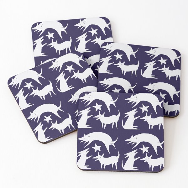 Item preview, star dogs (dark blue) designed and sold by gryphbee.