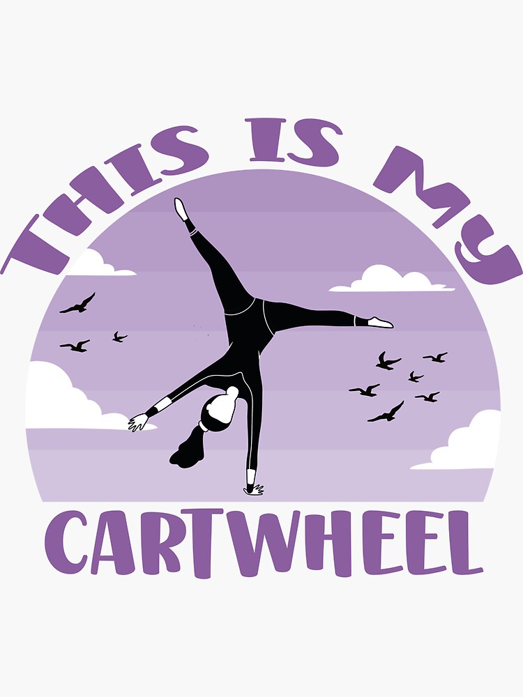 This Is My Carthweel Gymnastic Poses Needle Silhouette 