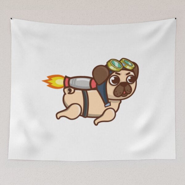 Item preview, Jetpack Adventure Pug's designed and sold by Gile-Shop.