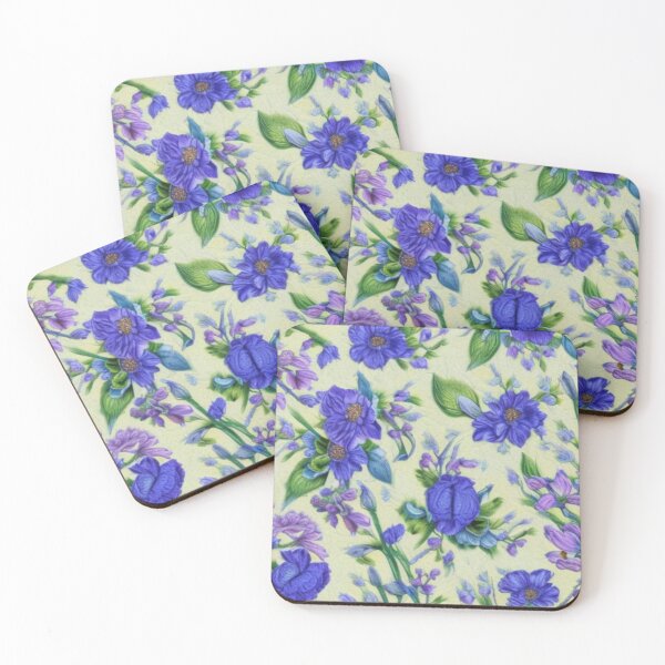 Item preview, Colourful Vintage Spring Blooms Flora, Beautiful Floral Garden designed and sold by Flowerartlovers.