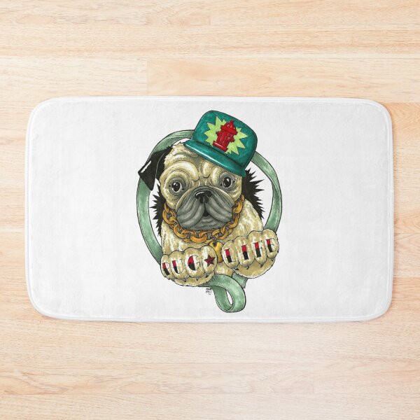 Item preview, Pug Life illutration designed and sold by Gile-Shop.