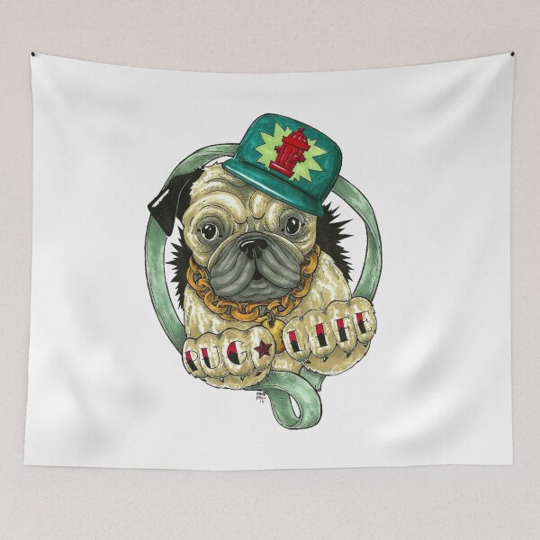 Item preview, Pug Life illutration designed and sold by Gile-Shop.