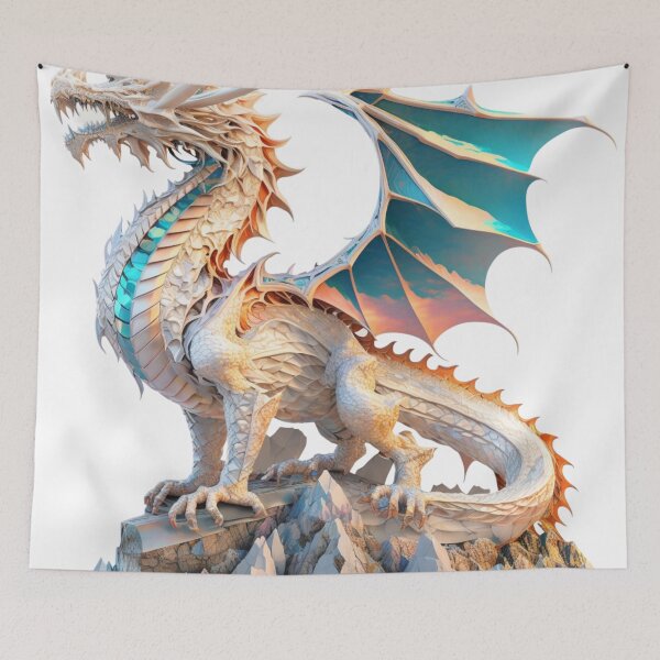Item preview, Dragon Standing on The Rocky Mountains designed and sold by crowier1977.