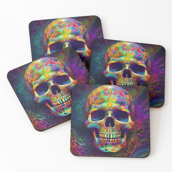Item preview, Psychedelic Skull designed and sold by Matt's Artificial Nature.