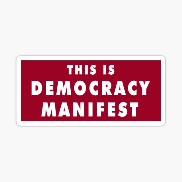 Item preview, Das ist das Manifest der Demokratie designed and sold by pocketlama.