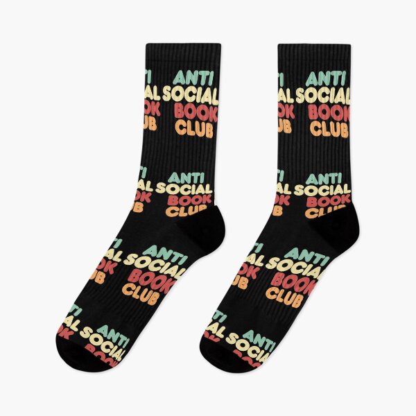 Item preview, Anti social book club - Funny Book Lover introverts  designed and sold by shmodev.
