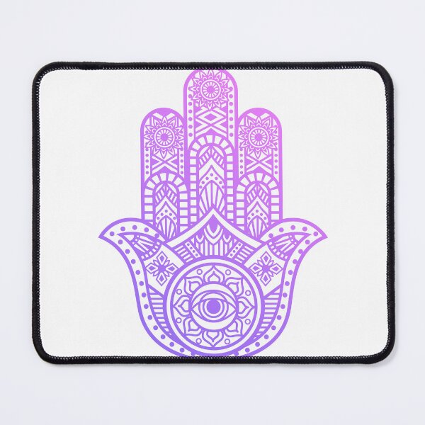 Item preview, Protection and good fortune: Hand of Fatima or Hamsa deep pink tones designed and sold by marco2r.