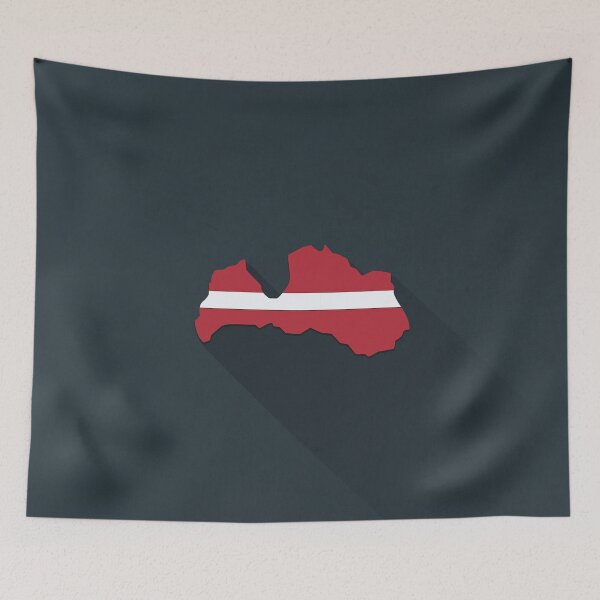 Item preview, Latvia designed and sold by FlatFlags.