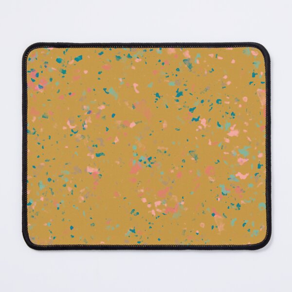 Item preview, Tiny terrazzo - green and pink on gold background designed and sold by LucyFaulke.