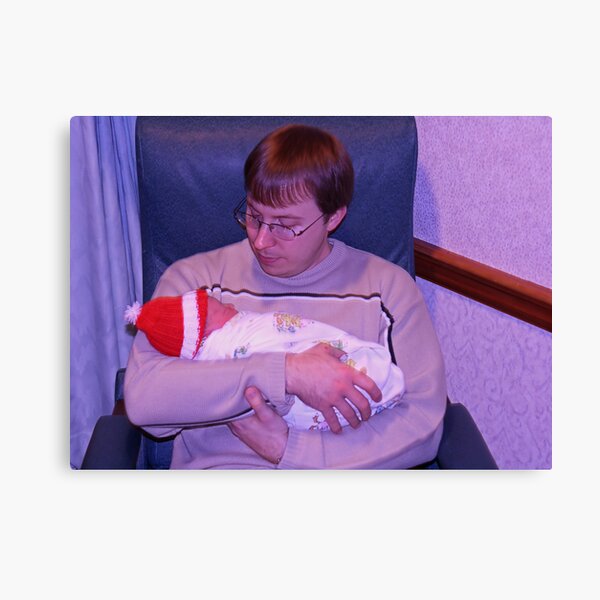 Father and Son Canvas Print