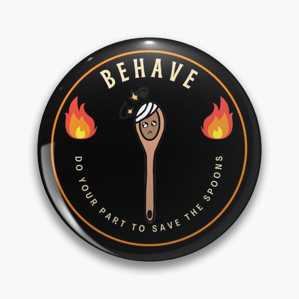 Item preview, Behave - Save the Spoons designed and sold by LeatherLeisure.