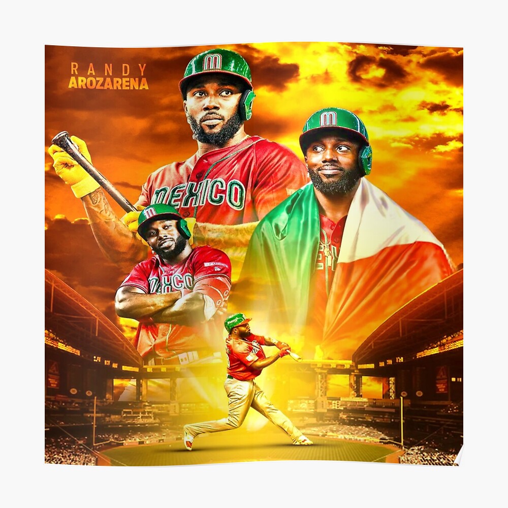 Randy Arozarena Mexico World Baseball Classic Glossy Sticker 