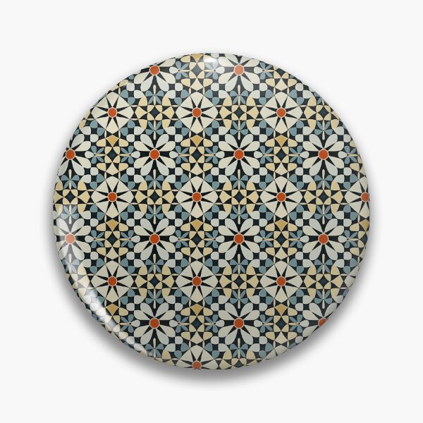 Item preview, Exquisite Psychedelic 1970s Tiled Pattern designed and sold by Fine Prints.