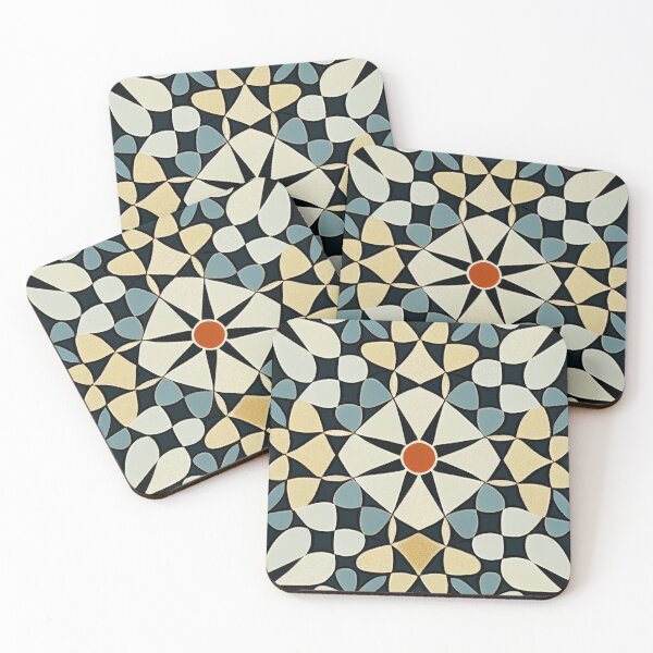 Item preview, Exquisite Psychedelic 1970s Tiled Pattern designed and sold by Fine Prints.