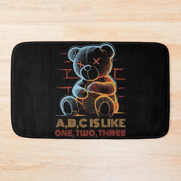 Item preview, A,B,C IS LIKE ONE, TWO, THREE - BLACK designed and sold by ZoomTaDesign.