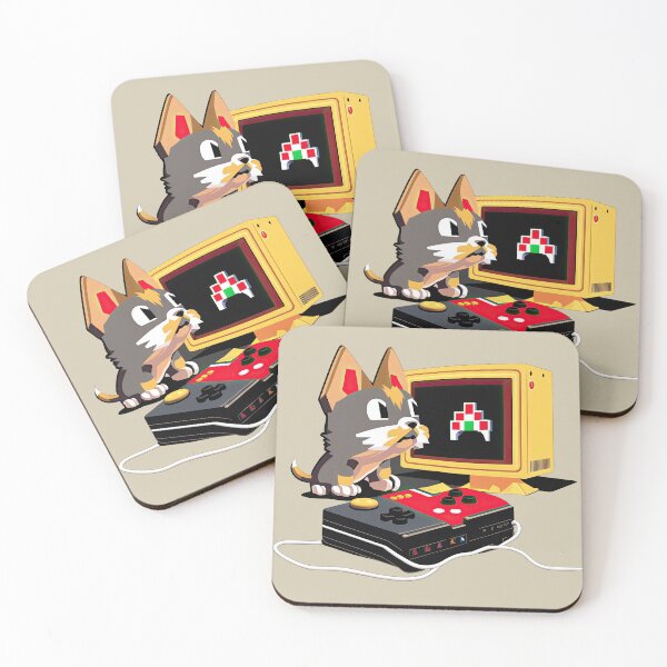 Item preview, Dog with retro gaming TV designed and sold by TeePulseMania.