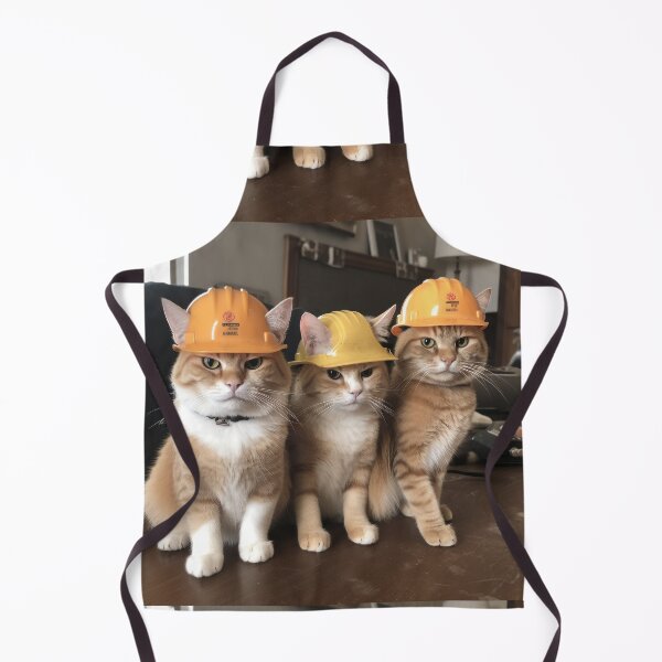 Item preview, Cats With Hard Hats designed and sold by Animally-Ai.
